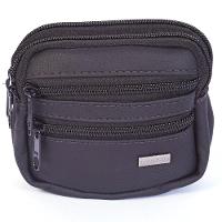 Pochete Masculinade Couro com 4 Divisões sem Cinto Preta - 1