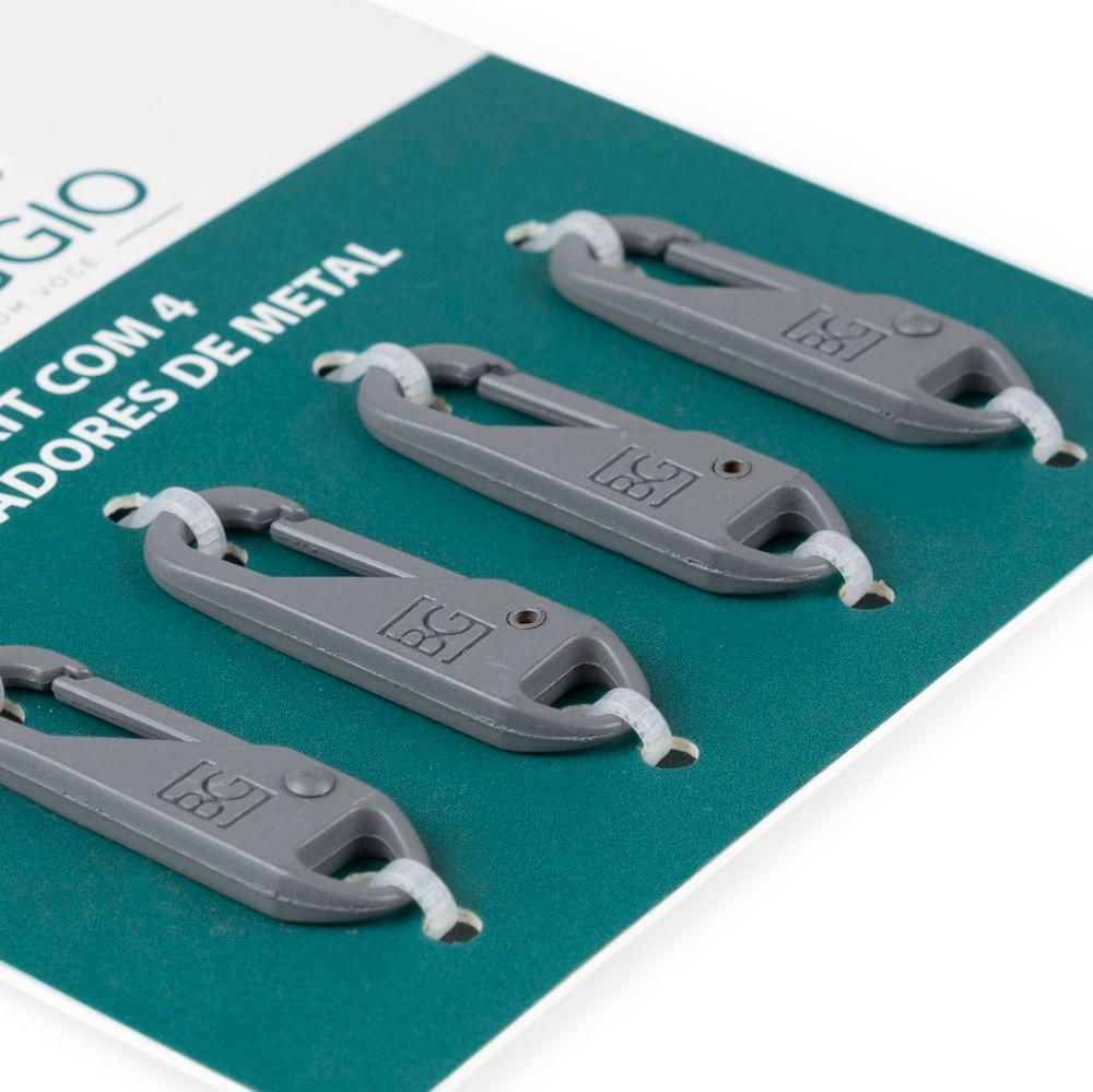 Kit com 4 Puxadores de Zíper de Metal - 2