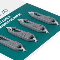 Kit com 4 Puxadores de Zíper de Metal - 2