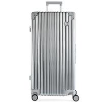 Mala de Viagem Grande Ultra Ampla Policarbonato 4 Rodas Kyoto Trunk Prata - 1