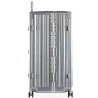 Mala de Viagem Grande Ultra Ampla Policarbonato 4 Rodas Kyoto Trunk Prata - 5