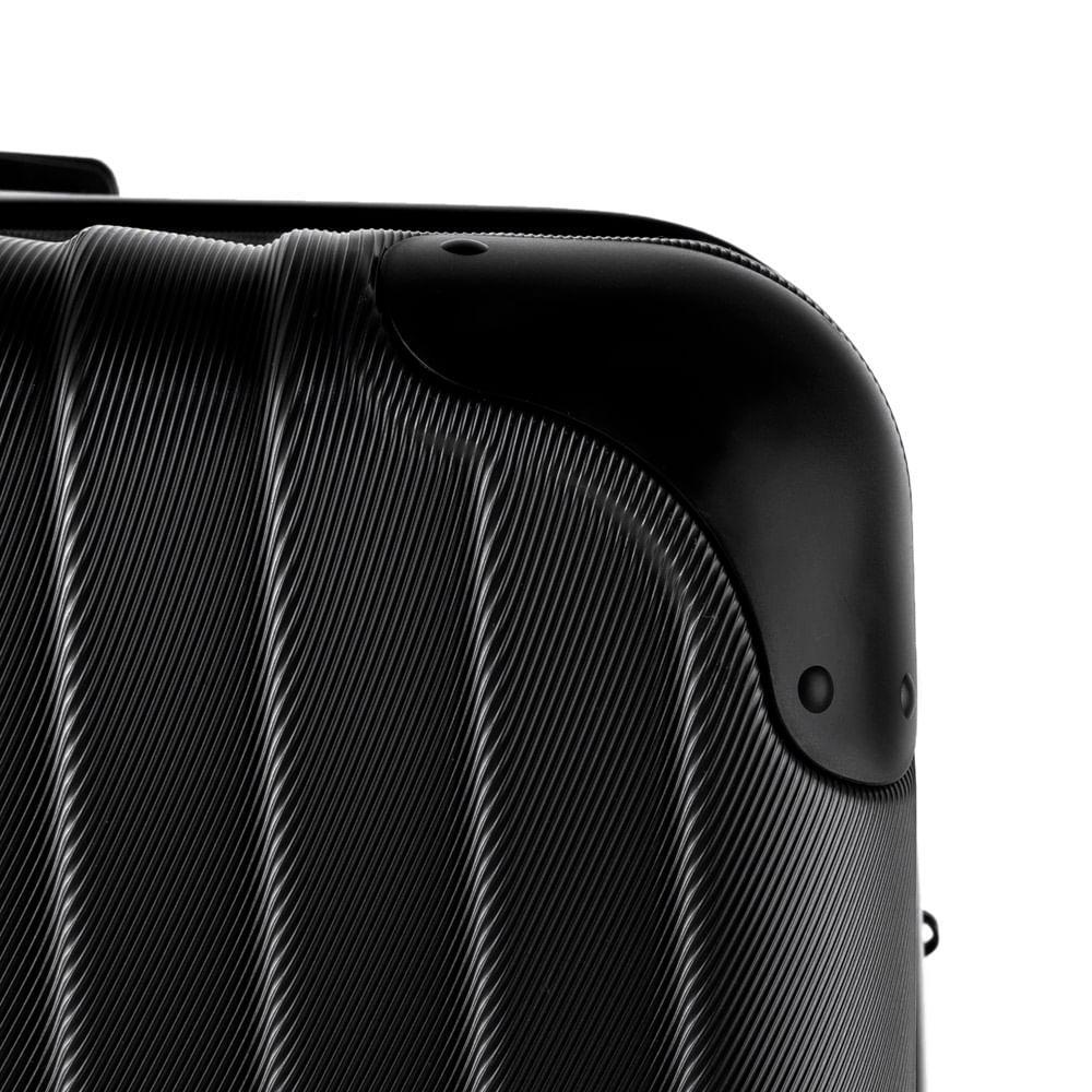 Mala Média 23 Kg ABS 4 Rodas 26” Turquia II Preta - 9