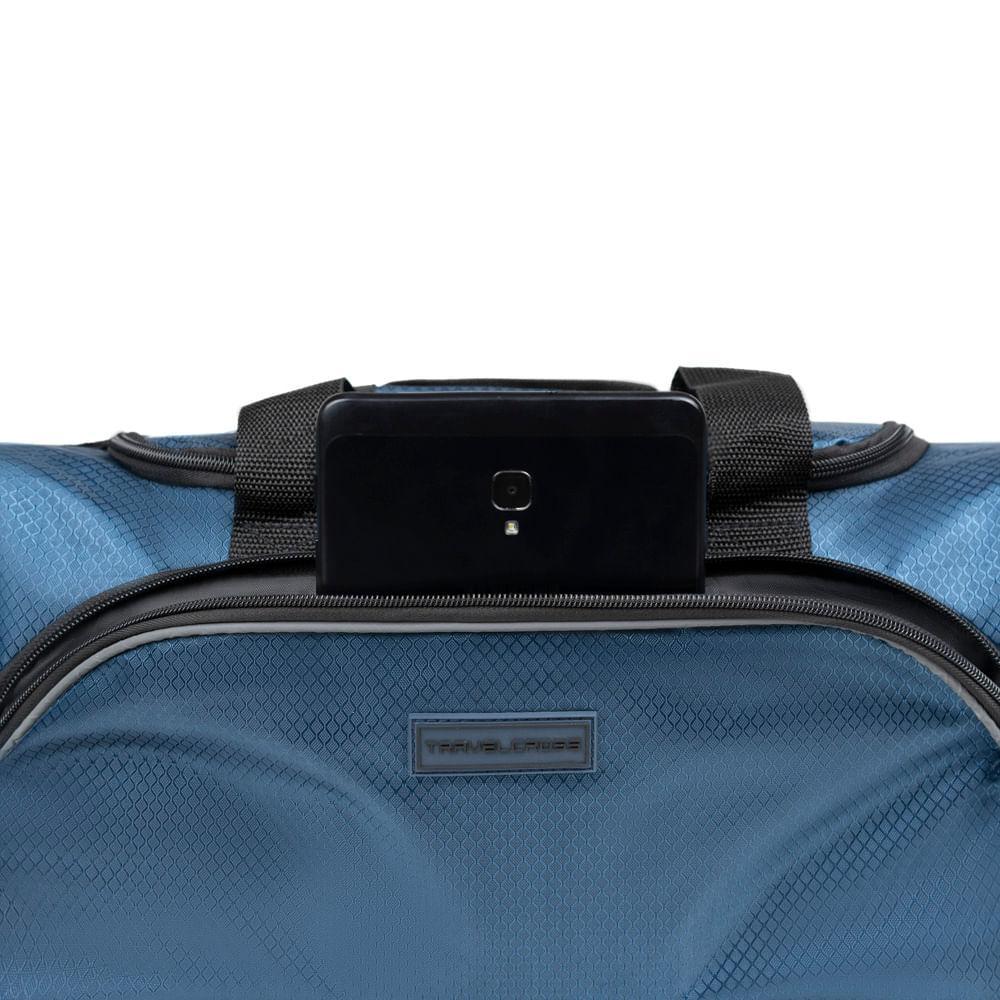 Bolsa de Viagem Masculina Grande Vegas Azul Marinho - 9