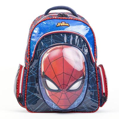 Mochila Escolar Masculina Marvel Homem Aranha Preta