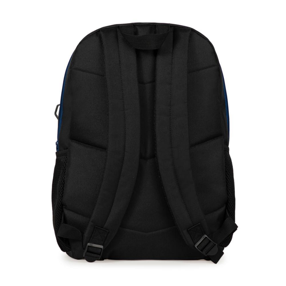 Mochila Escolar Masculina Futebol Preta - 5
