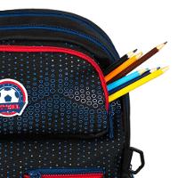 Mochila Escolar Masculina Futebol Preta - 9