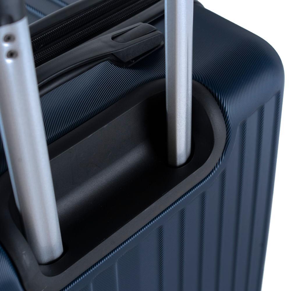 Mala Média 23 Kg ABS 4 Rodas 26” Turquia II Azul Marinho - 8