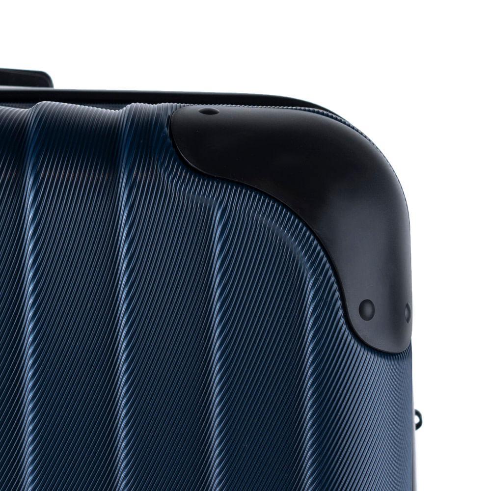 Mala Média 23 Kg ABS 4 Rodas 26” Turquia II Azul Marinho - 9