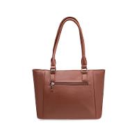 Bolsa de Ombro Feminina Tote Torniquete Marrom
