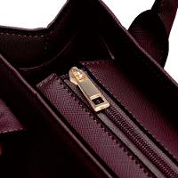 Bolsa de Mão Feminina Saffiano Vinho - 7