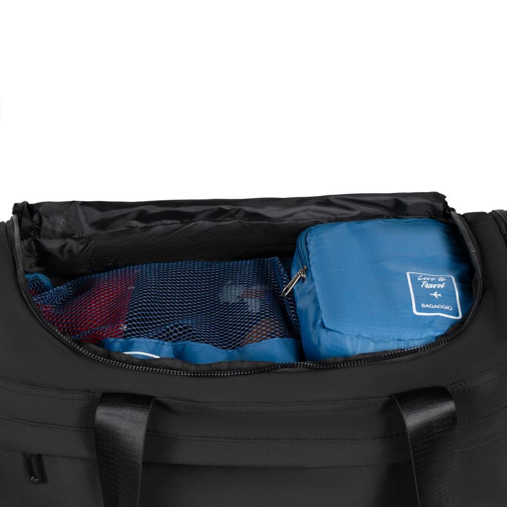 Bolsa de Viagem Grande Nylon Travel Light Preto - 8