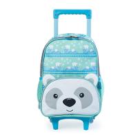Mochila Infantil de Rodinhas Pets Urso Polar Azul - 1