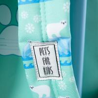 Mochila Infantil de Rodinhas Pets Urso Polar Azul