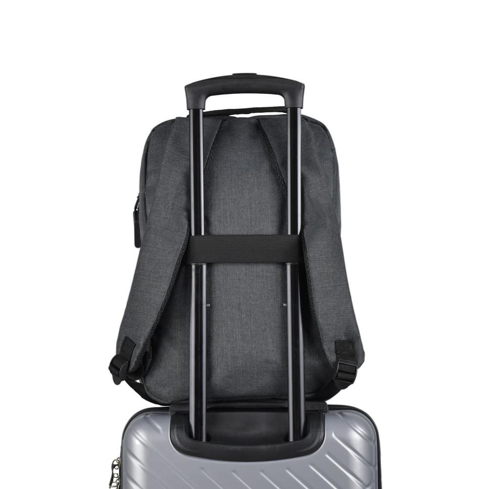 Mochila Masculina Executiva para Notebooke Horizonte II Cinza - 9