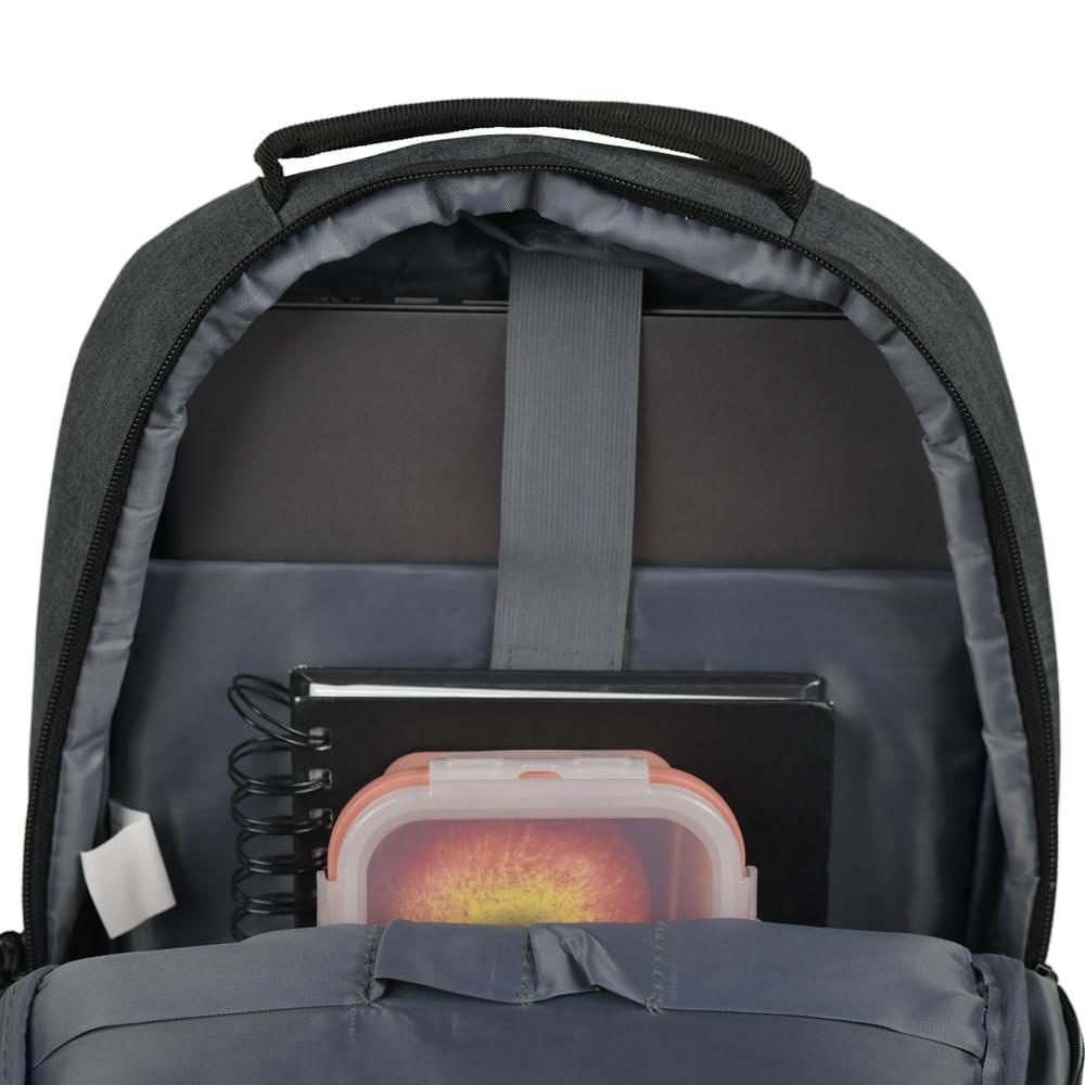 Mochila Masculina Executiva para Notebooke Horizonte II Cinza - 10