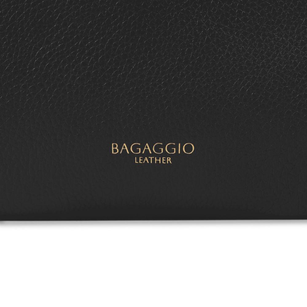 Bolsa Ombro Feminina Couro Hobo Charm Premium Floater Preta - 5