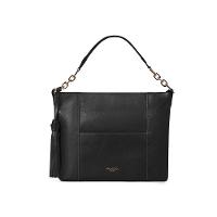 Bolsa Ombro Feminina Couro Hobo Charm Premium Floater Preta - 1