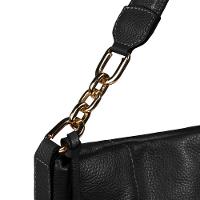 Bolsa Ombro Feminina Couro Hobo Charm Premium Floater Preta - 6
