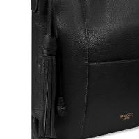 Bolsa Ombro Feminina Couro Hobo Charm Premium Floater Preta - 7