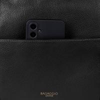 Bolsa Ombro Feminina Couro Hobo Charm Premium Floater Preta - 9