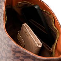 Bolsa Transversal Feminina Média Hobo Monograma BG Marrom - 8