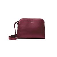 Bolsa Feminina Transversal Média Premium Couro Soft Vinho - 1