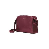 Bolsa Feminina Transversal Média Premium Couro Soft Vinho