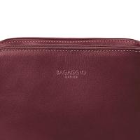 Bolsa Feminina Transversal Média Premium Couro Soft Vinho - 7