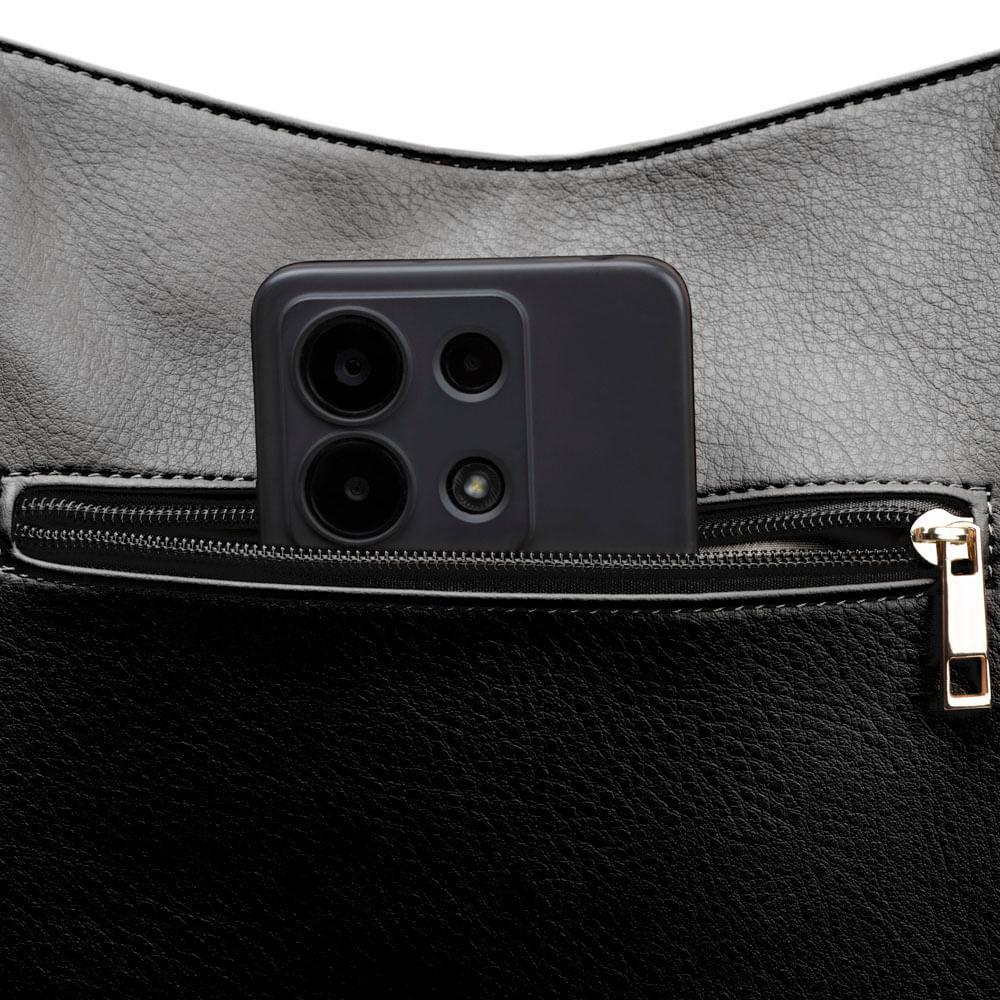 Bolsa Feminina Tote Rebite Preta - 6