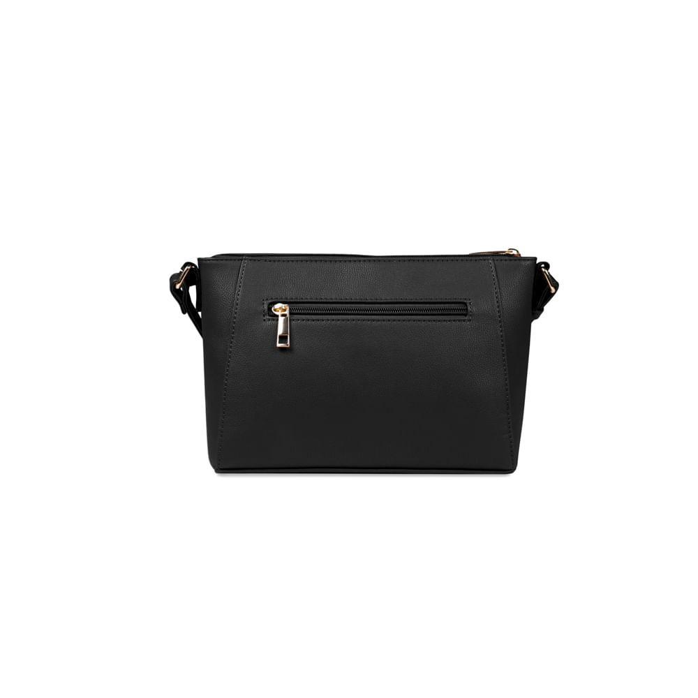 Bolsa Transversal Feminina Soft Premium Preta - 4