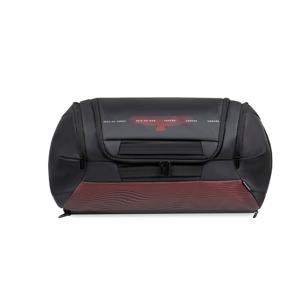 Bolsa de Viagem Masculina Flamengo Oficial Grande Travel Preta - 1