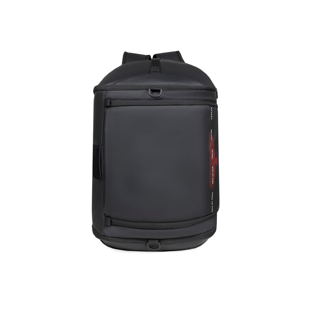 Bolsa de Viagem Masculina Flamengo Oficial Grande Travel Preta - 4