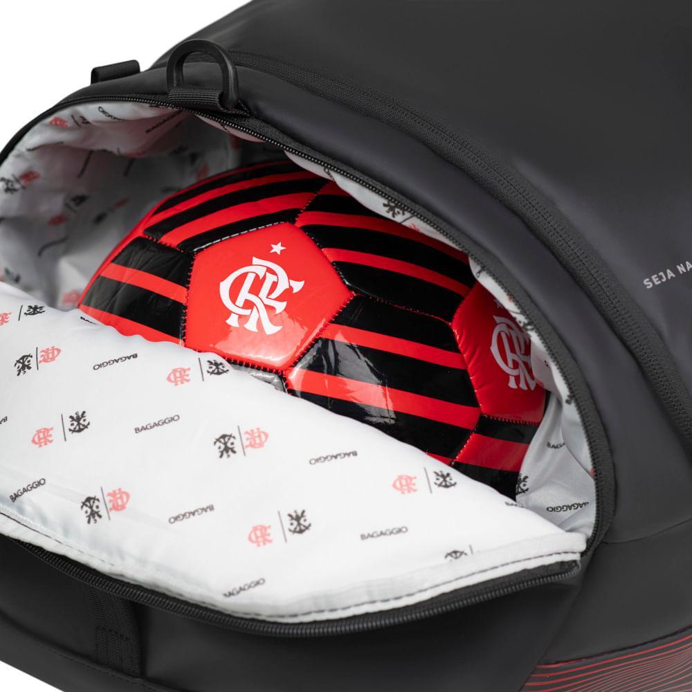 Bolsa de Viagem Masculina Flamengo Oficial Grande Travel Preta - 9
