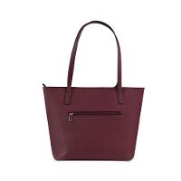 Bolsa Feminina Tote Saffiano Vinho - 8