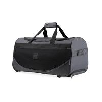 Bolsa de Viagem Masculina Grande com Rodinhas BG Mesh Cinza - 2