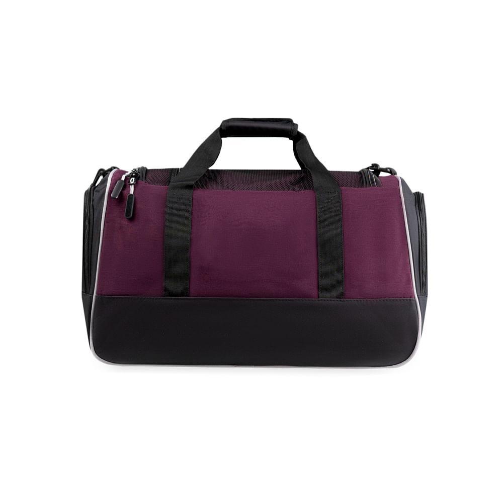 Bolsa de Viagem Grande Juvenil  Two Tone Vinho - 4