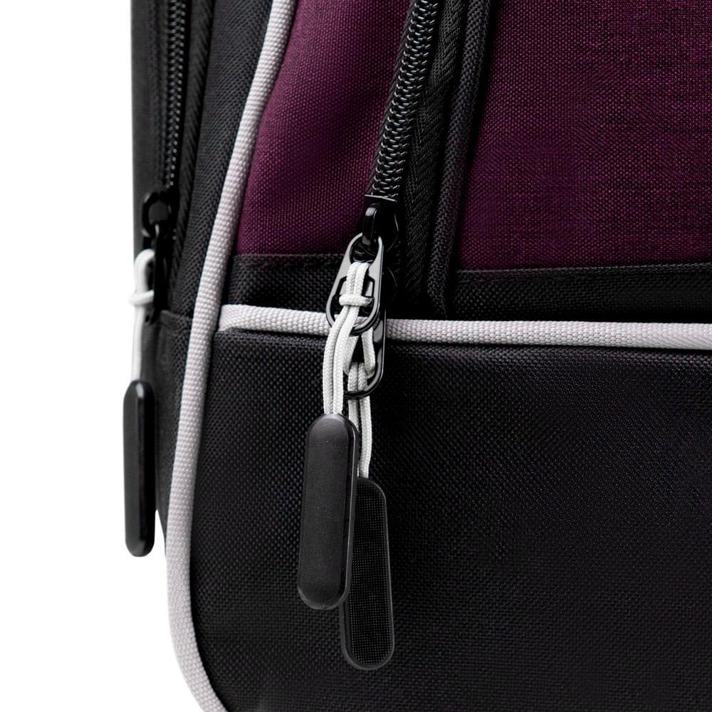 Bolsa de Viagem Grande Juvenil  Two Tone Vinho - 5
