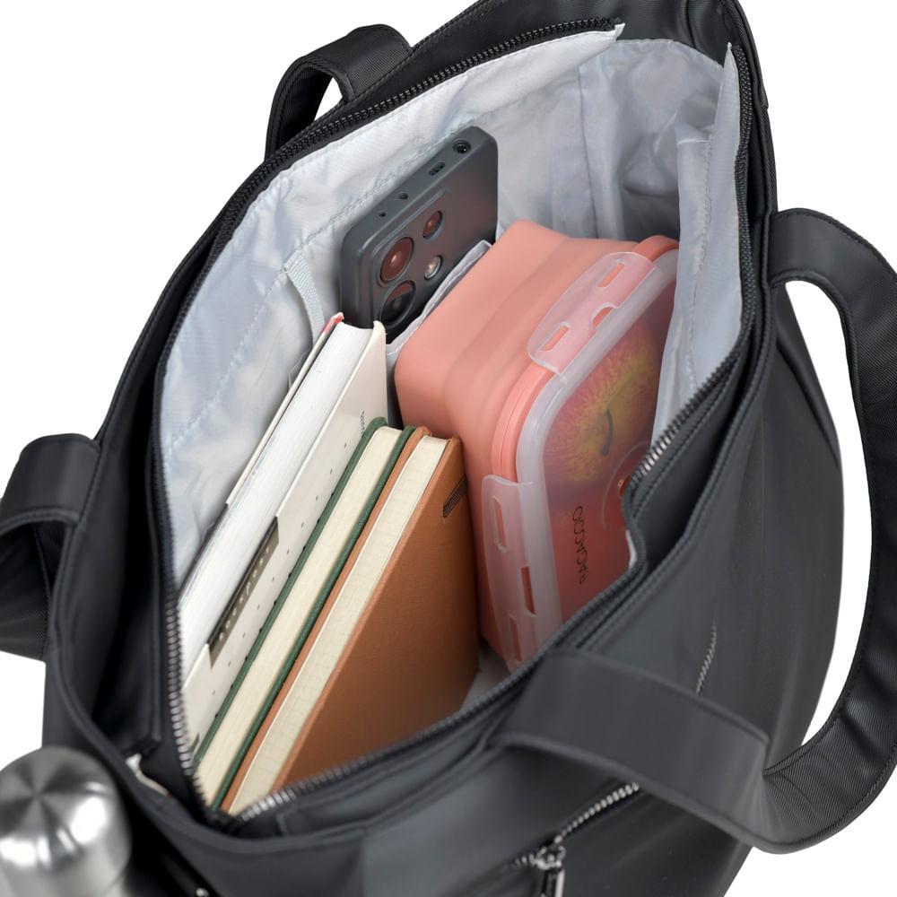 Bolsa Feminina Média Executiva Donna Preta - 9