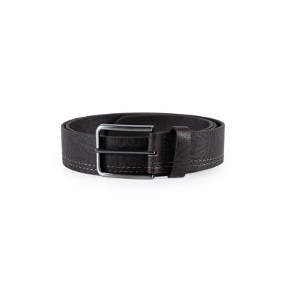 Cinto Masculino de Couro Texas Face Única 40MM Cafe P