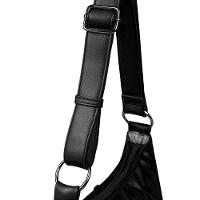 Bolsa Feminina Pequena Baguette Matelassê Preta - 8