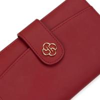 Carteira Feminina Média Ícone BG Vermelha