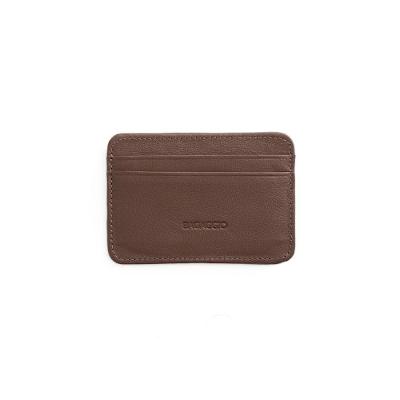 Porta Cartão Masculino de Couro com RFID Street Marrom