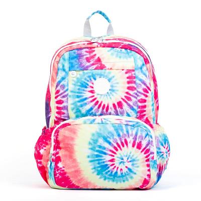 Mochila Feminina Tie Dye Espiral Branca