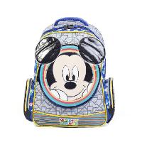Mochila Escolar Masculina Disney Mickey Azul - 1