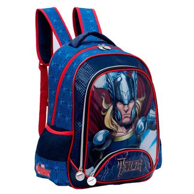 Mochila Escolar Masculina Thor II Azul