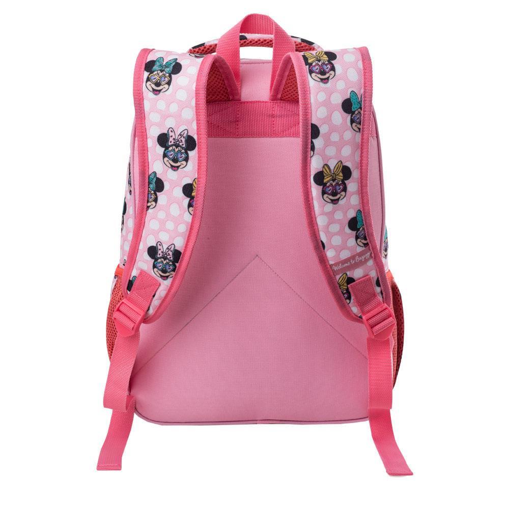 Mochila Escolar Feminina Disney Minnie Fun Vermelha - 2