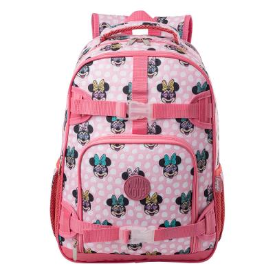 Mochila Escolar Feminina Disney Minnie Fun Vermelha