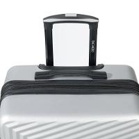 Mala Média ABS 4 Rodas Stadium Prata - 5