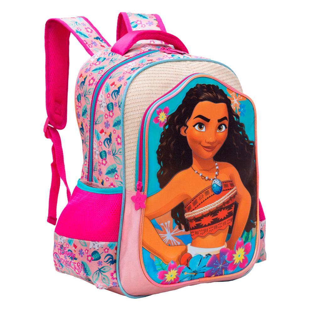 Mochila Escolar Feminina Moana Vermelha - 2