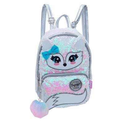 Mochila Escolar Feminina Raposa Branca